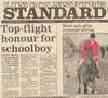 Top-flight honour for schoolboy - Front Page - Lincolnshire Standard - 13 December 1985